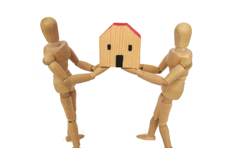 Maison familiale à partager lors du divorce